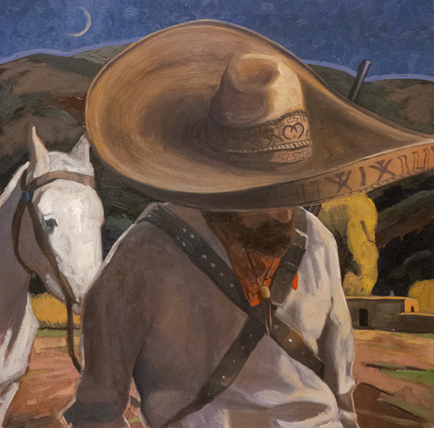 explore art at Acosta Strong gallery in Santa Fe NM