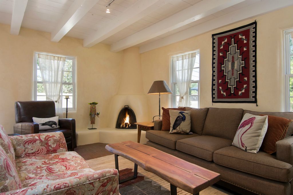 historic remodeled living room